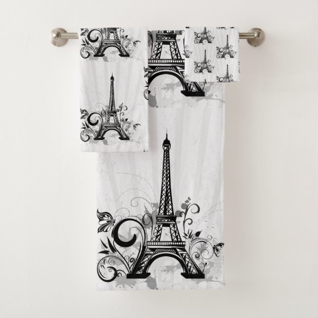 La Torre Eiffel de París El Blanco Negro Elegante  (In situ)