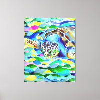 La Tortuga De Caretta, Un Arte Cuidado Y Colorido