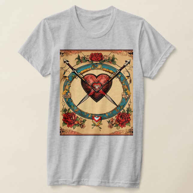 La tradicional camiseta de tatuaje de Cupido (Distribución)