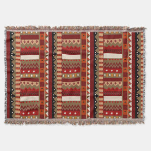 La tribal rusa del Ikat inspira una manta rota