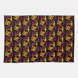 La Trinidad Arcoiris no ayuda la toalla de cocina 