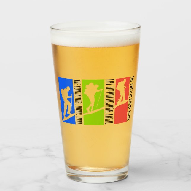 La triple corona del vidrio de senderismo (Anverso (lleno))