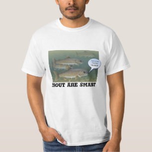 La "trucha divertida es" - camisetas divertido