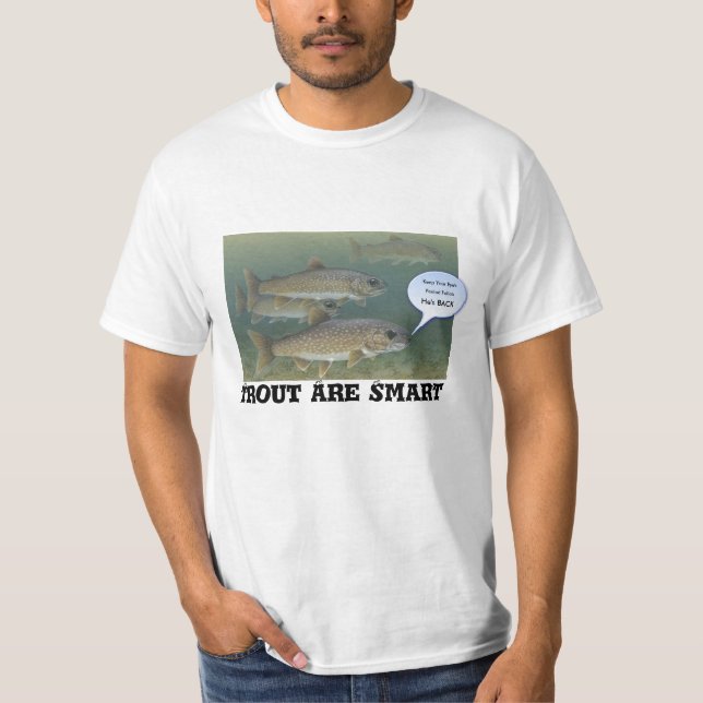 La "trucha divertida es" - camisetas divertido (Anverso)