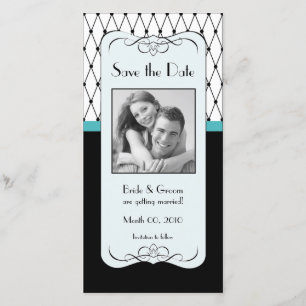 La turquesa y el negro ahorran las tarjetas de la