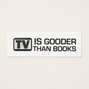 La TV es Gooder que señal divertida de los libros