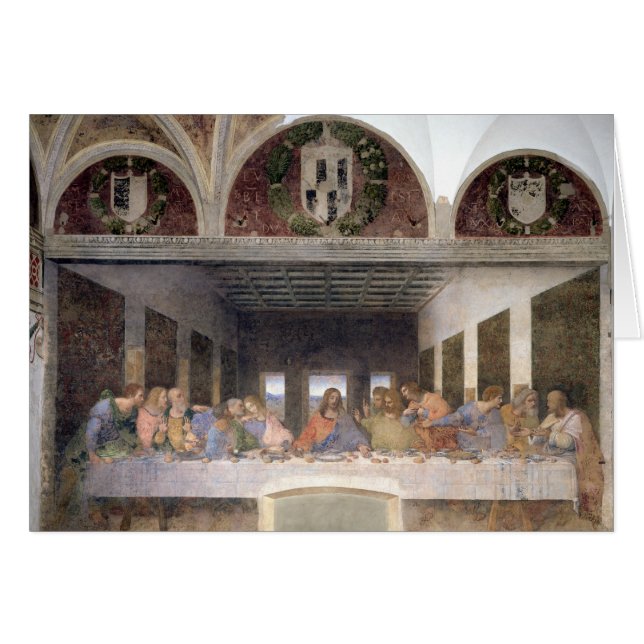 La última cena, 1495-97 3 (Anverso (Horizontal))