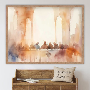 La Última Cena, Arte Cristiano, Pintura Bíblica, J