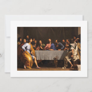 La última cena con discípulos