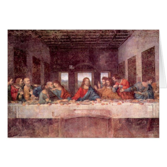 La última cena de Leonardo da Vinci (Anverso (Horizontal))