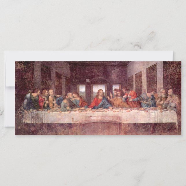 La última cena de Leonardo da Vinci (Anverso)