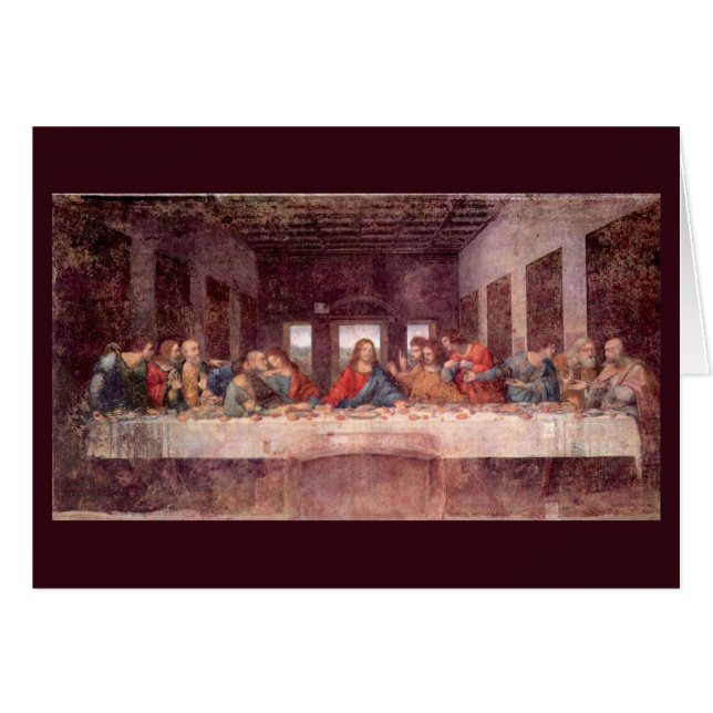 La última cena de Leonardo da Vinci (Anverso (Horizontal))