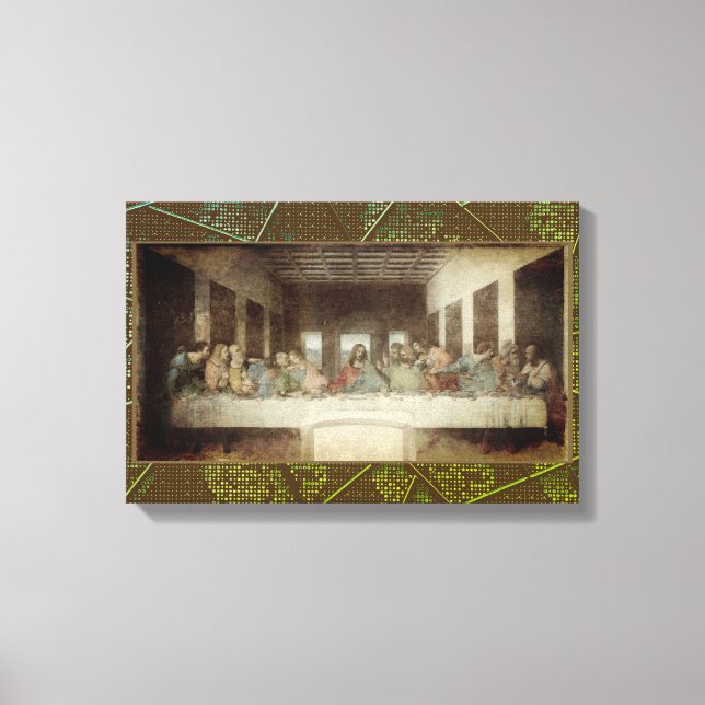 La Última Cena Impresión en Lienzo (Anverso)