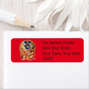 La última etiqueta de dirección de devolución del 