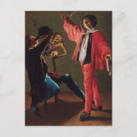 La última gota por la postal de Judith Leyster