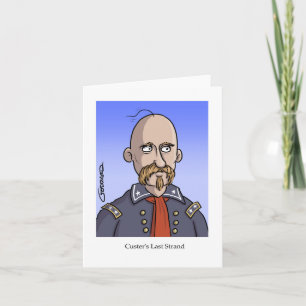 La última hebra de Custer - Tarjeta de dibujos ani