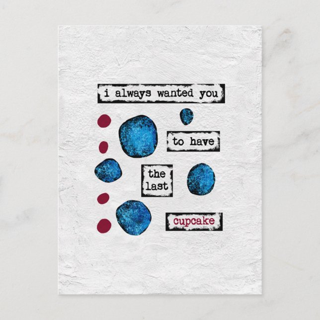 La última postal del pastel (Anverso)