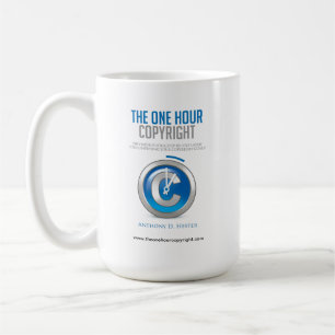 La una taza de café de Copyright de la hora