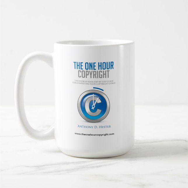 La una taza de café de Copyright de la hora (Izquierda)