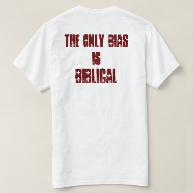 "La única" camiseta diagonal (Reverso del diseño)