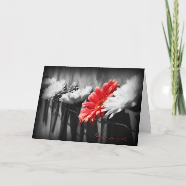 La única y única tarjeta de felicitación (Anverso)