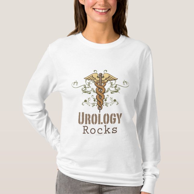 La urología oscila la camiseta larga de la manga (Anverso)