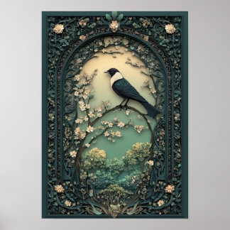 La urraca | Arte forestal de primavera