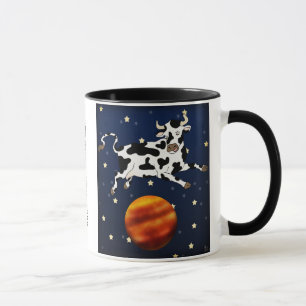 La vaca apunta más arriba, taza
