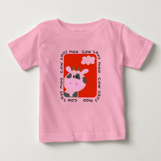 La vaca dice las camisetas y los regalos del MOO (Anverso)