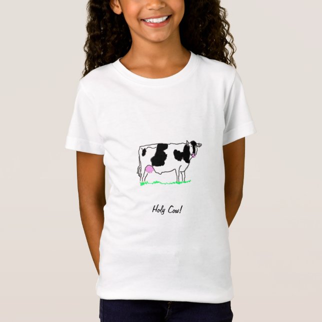 La vaca santa embroma la camisa (Anverso)