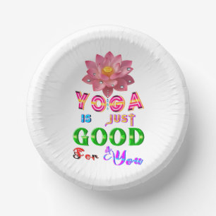 La vajilla de yoga es buena para ti