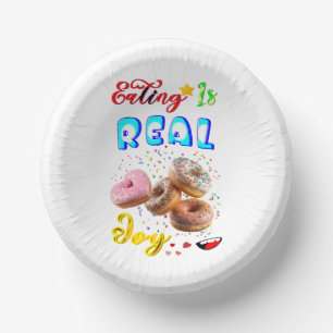 La vajilla para comer es una alegría real