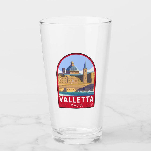 La Valeta Malta Viaje Arte Vintage (Anverso)
