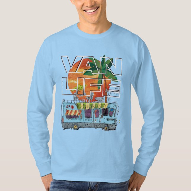 La Van Life. Camiseta de mangas largas (Anverso)
