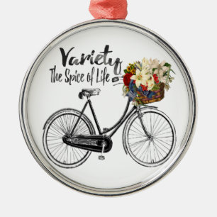 la variedad del ornamento de la bicicleta es la