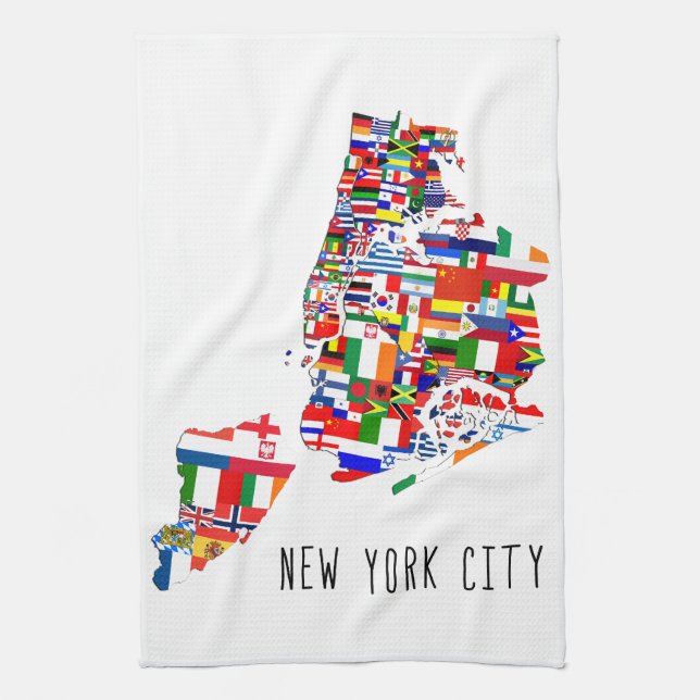 La vecindad de New York City señala la toalla de (Vertical)