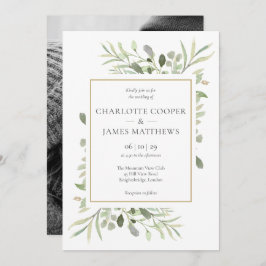 La vegetación botánica deja la invitación a la bod