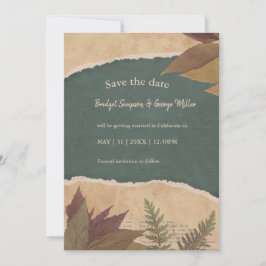 la vegetación de la moda boho vintage de la tierra