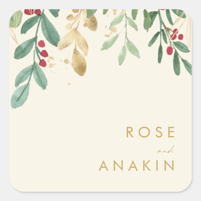 La vegetación de los Navidades modernos | Sellos p (Anverso)