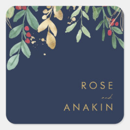 La vegetación de los Navidades modernos | Sellos p