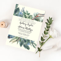 La vegetación del invierno | Invitación a la boda