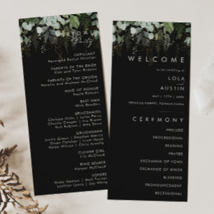 La vegetación y la hoja de oro   Programa de Bodas