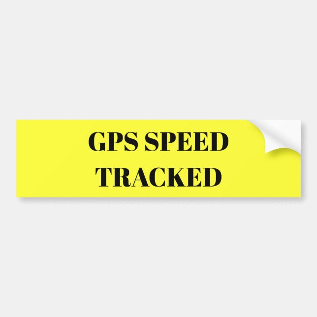 La velocidad de GPS siguió al pegatina (Frente)