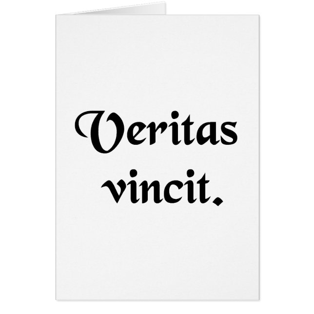 La verdad conquista (Frente)