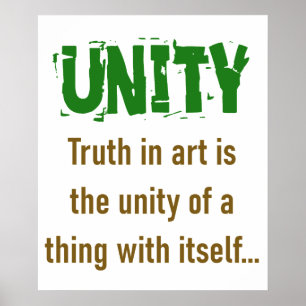 La Verdad En El Arte Es La Cita De Unidad - Unidad