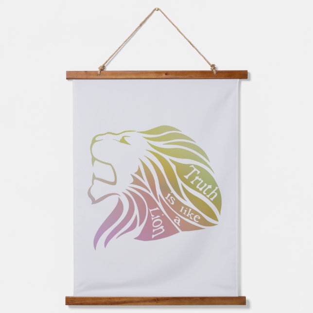 La verdad es como un tapiz de leones (Anverso)