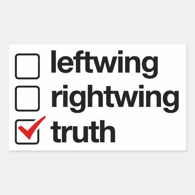 La verdad es el Pegatina Responsable (Anverso)