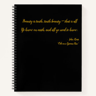 La verdad es un cuaderno de belleza - John Keats Q
