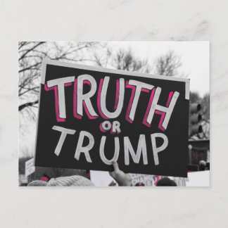 La verdad o la postal de Trump