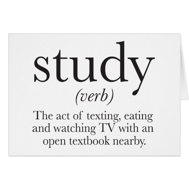 La verdad sobre estudiar (Anverso (Horizontal))